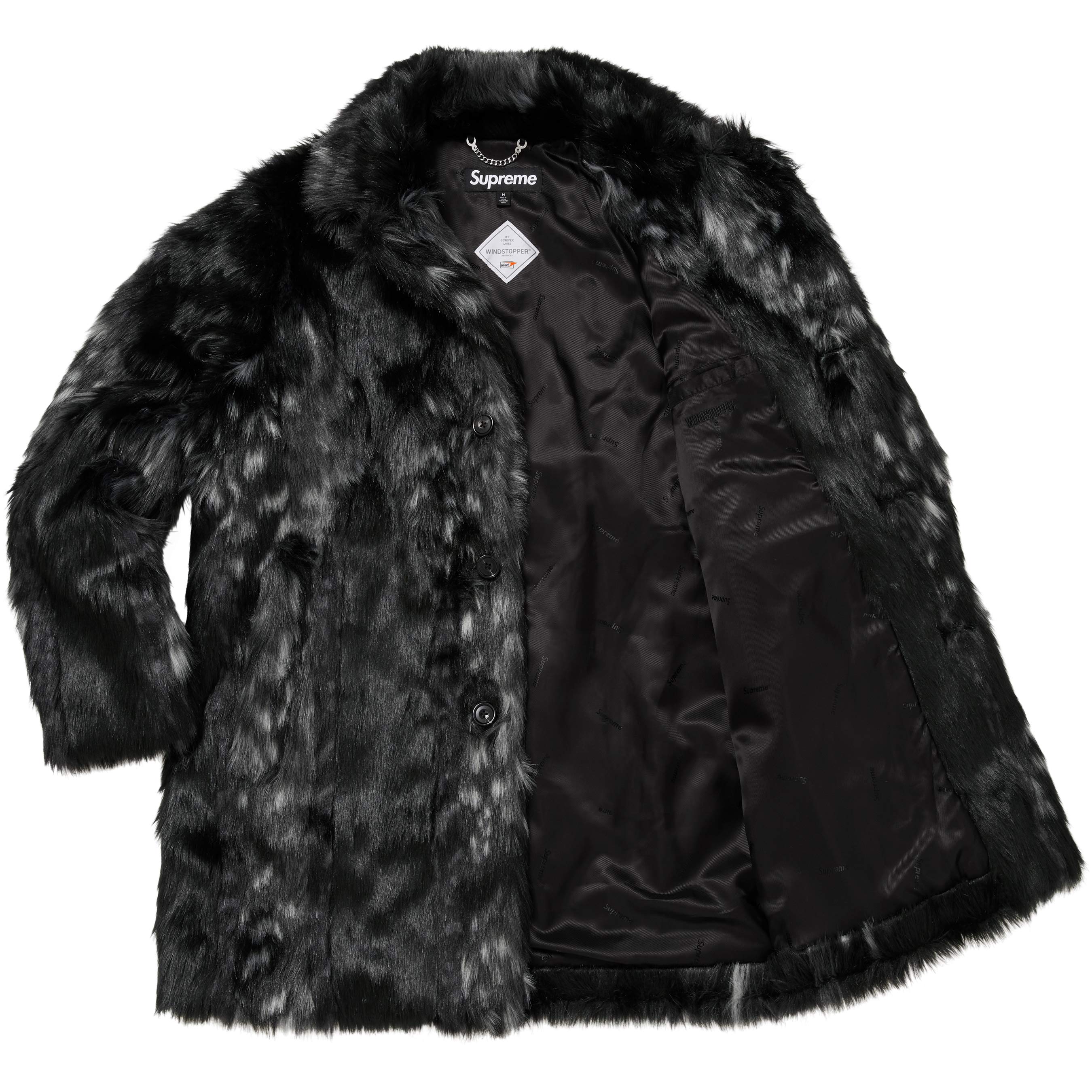 Lynx Faux Fur WINDSTOPPER® Overcoat view 9
